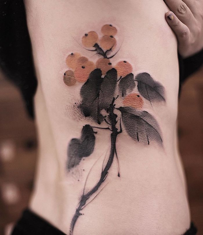 These Watercolor Tattoos By Chen Jie Will Make You Wish You Had One These Watercolor Tattoos By Chen Jie Will Make You Wish You Had One