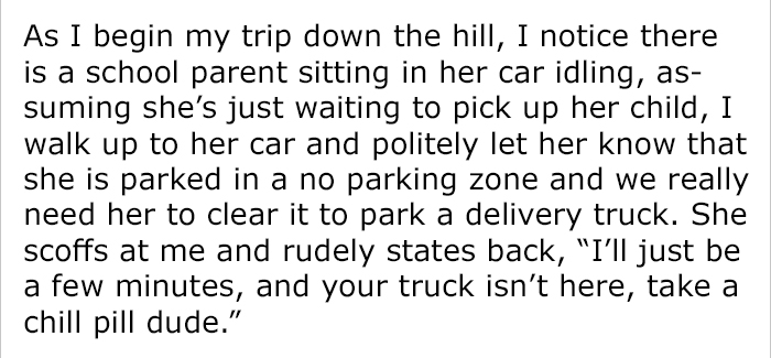 Rude Woman Refuses To Leave ‘No Parking’ Zone, So Construction Workers Get The Best Revenge Rude Woman Refuses To Leave ‘No Parking’ Zone, So Construction Workers Get The Best Revenge
