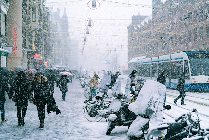 I&#8217;ve Never Seen So Much Snow In Amsterdam
