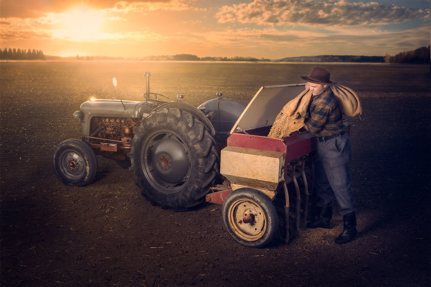 I Made A Tribute To All Farmers And Especially To My Father And Grandfather