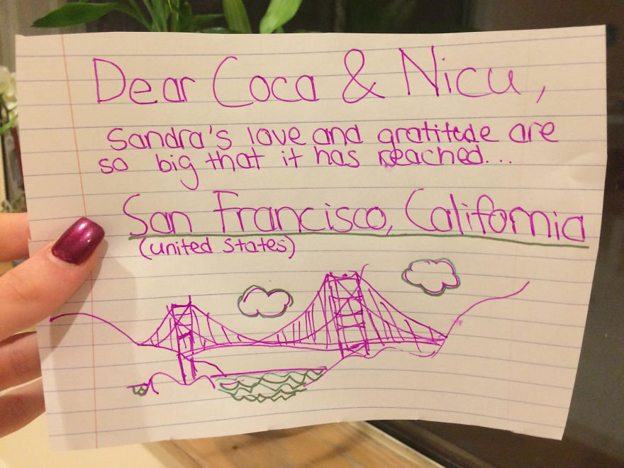 Pandas, Please Help Me Surprise My Hardworking Parents With Notes From All Over The World!