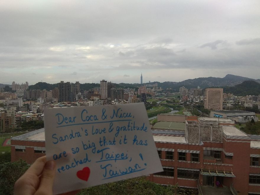 Pandas, Please Help Me Surprise My Hardworking Parents With Notes From All Over The World!