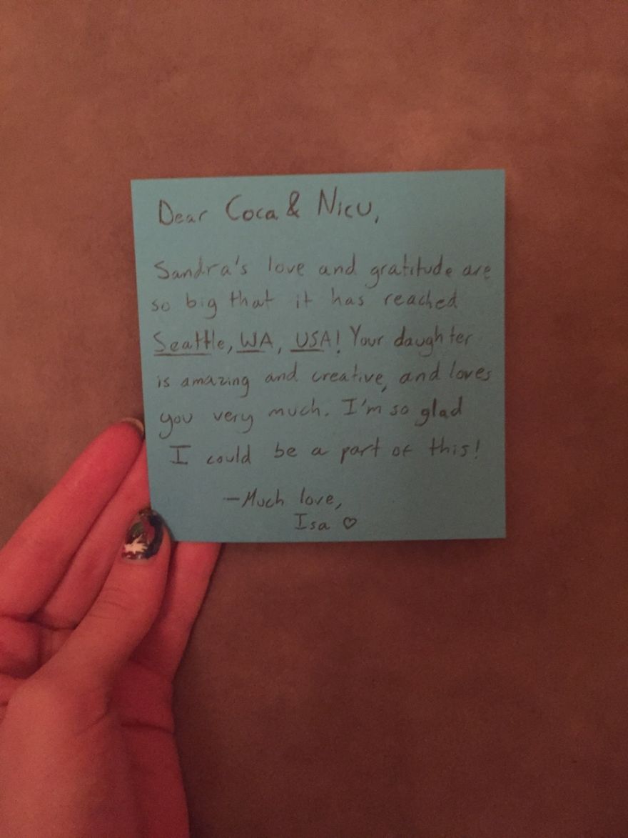 Pandas, Please Help Me Surprise My Hardworking Parents With Notes From All Over The World!