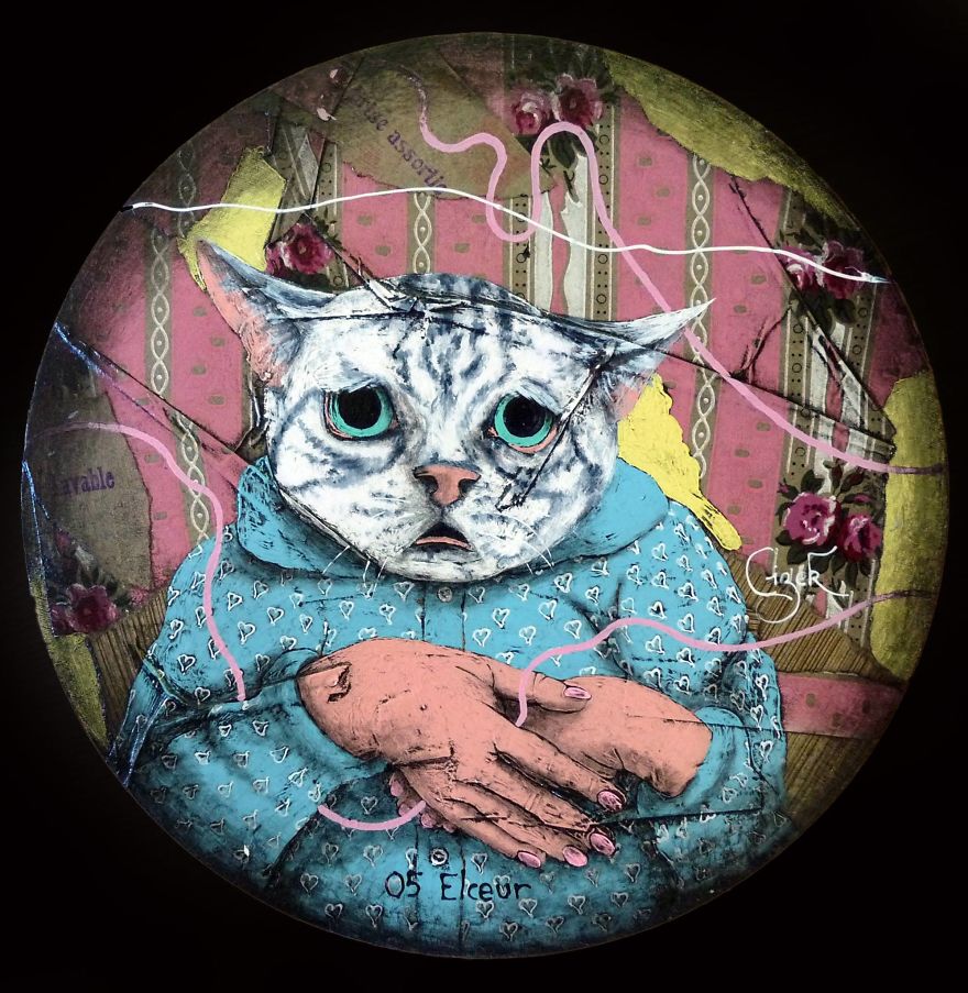 French Artist Creates Story Telling Collages