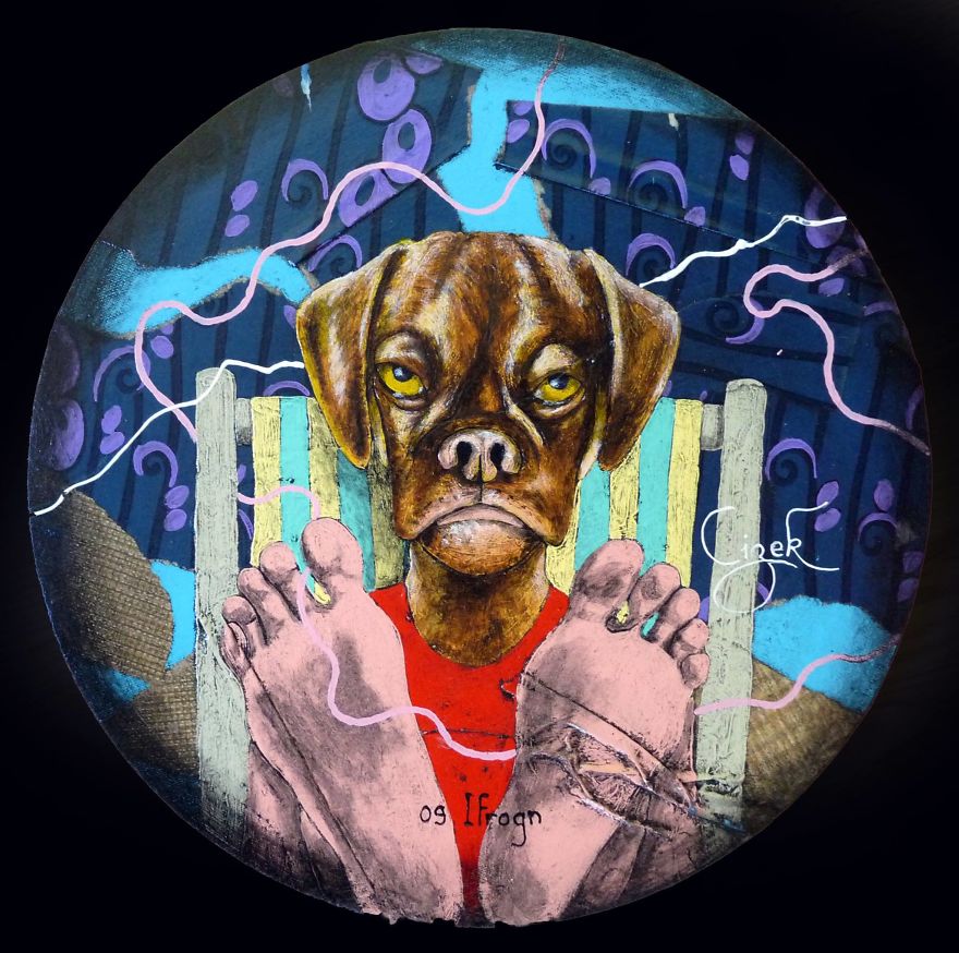 French Artist Creates Story Telling Collages