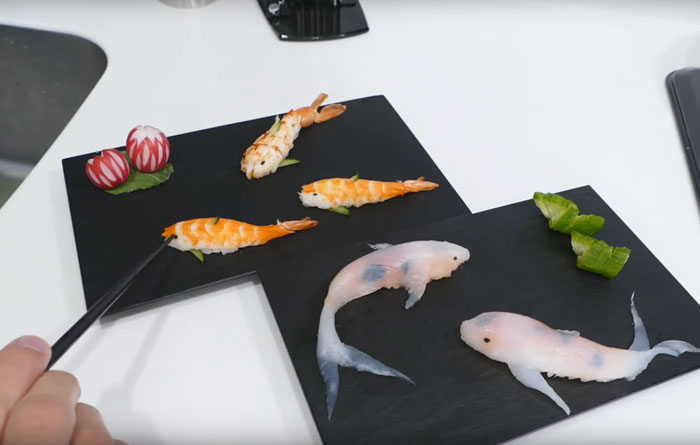 Sushi That Looks Like Real-Life Swimming Koi In A Few Simple Steps Sushi That Looks Like Real-Life Swimming Koi In A Few Simple Steps