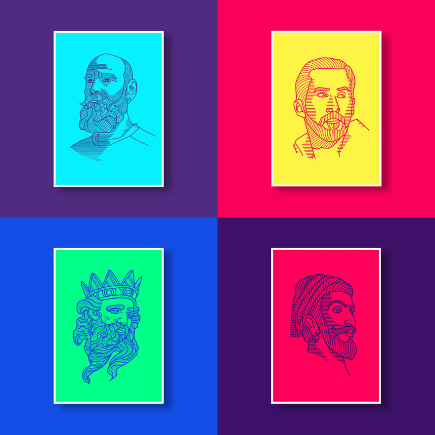 Lineart Portrait Illustrations Lineart Portrait Illustrations