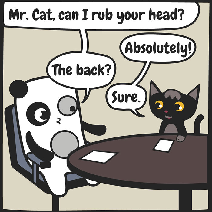 Little Girl Did An Interview With Her Cat And Someone Suggested It Should Be Illustrated, So We Did Little Girl Did An Interview With Her Cat And Someone Suggested It Should Be Illustrated, So We Did