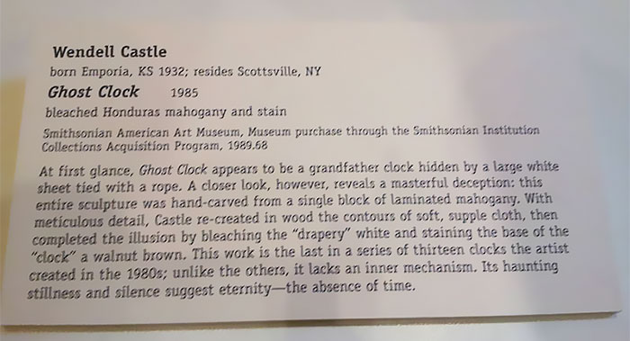 People Were Confused Why This Clock In A Museum Was Covered With A Sheet But Then They Read The Plaque People Were Confused Why This Clock In A Museum Was Covered With A Sheet But Then They Read The Plaque
