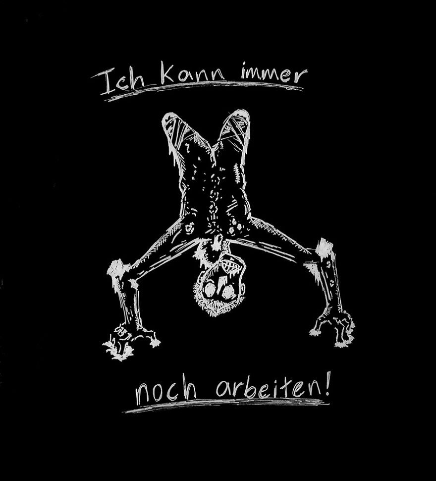 Struggling Writer Spends His Days Drinking And Making Disturbing Drawings About Contemporary Life