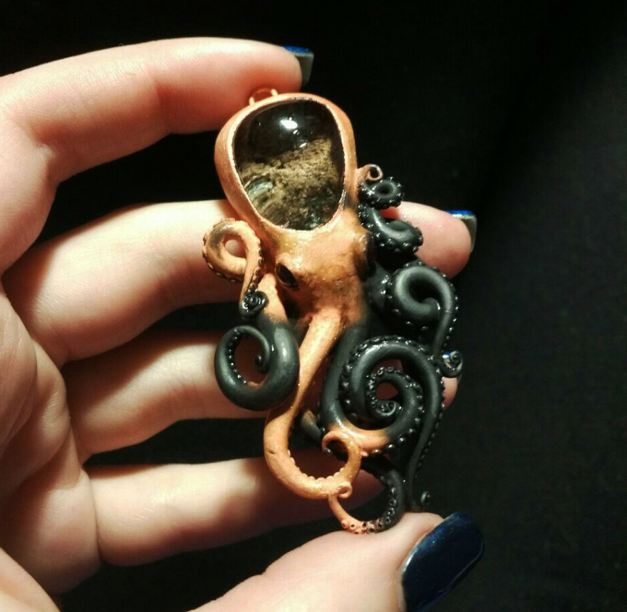 It Took For Me Almost Two Weeks To Make This Copper Electroformed Pendant It Took For Me Almost Two Weeks To Make This Copper Electroformed Pendant