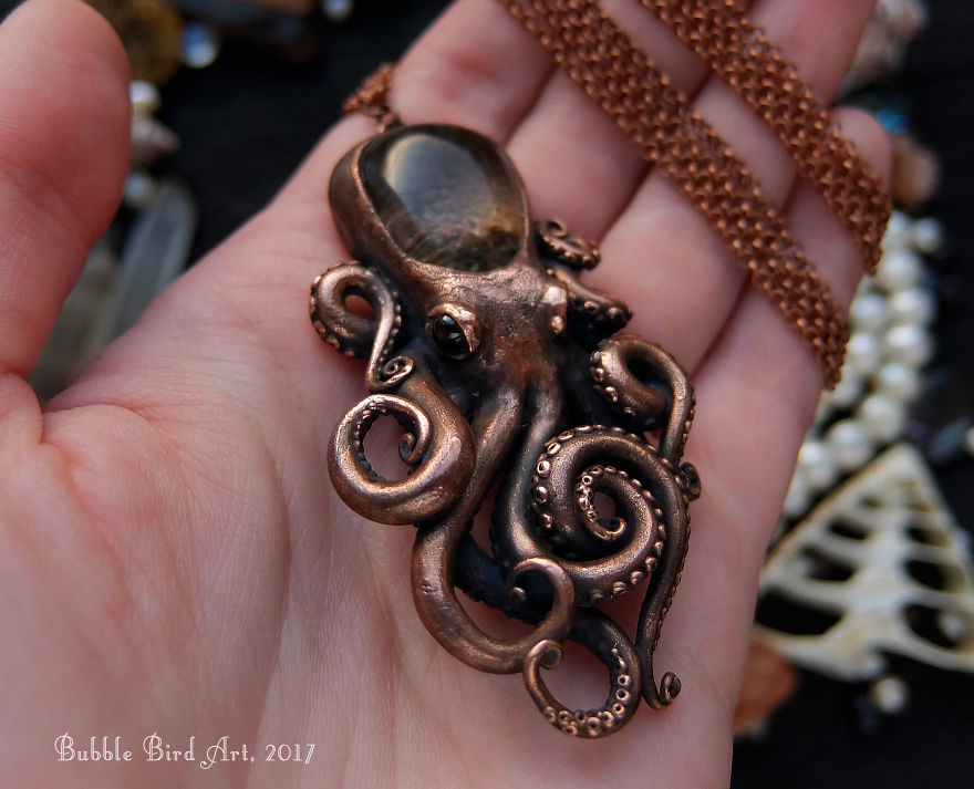 It Took For Me Almost Two Weeks To Make This Copper Electroformed Pendant