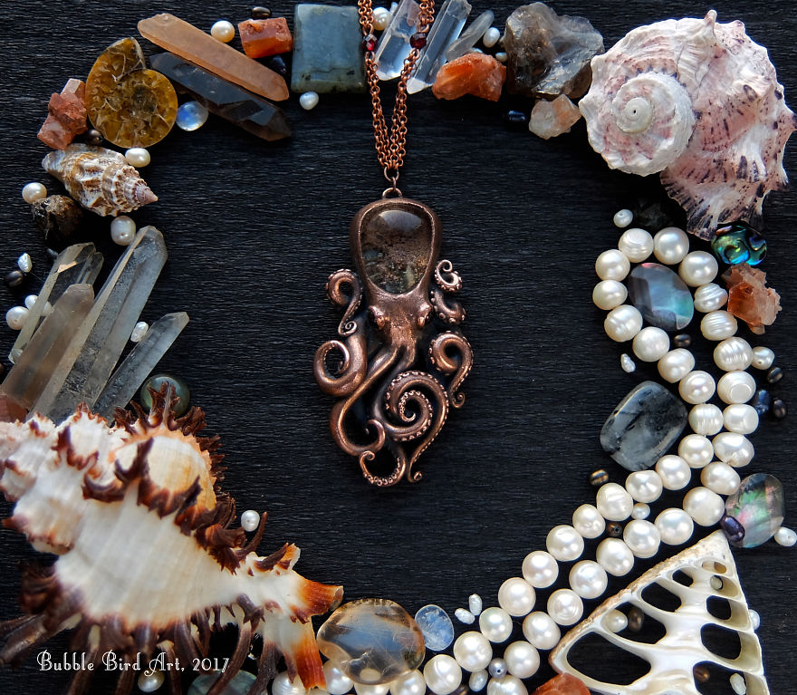 It Took For Me Almost Two Weeks To Make This Copper Electroformed Pendant