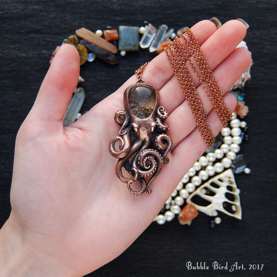 It Took For Me Almost Two Weeks To Make This Copper Electroformed Pendant