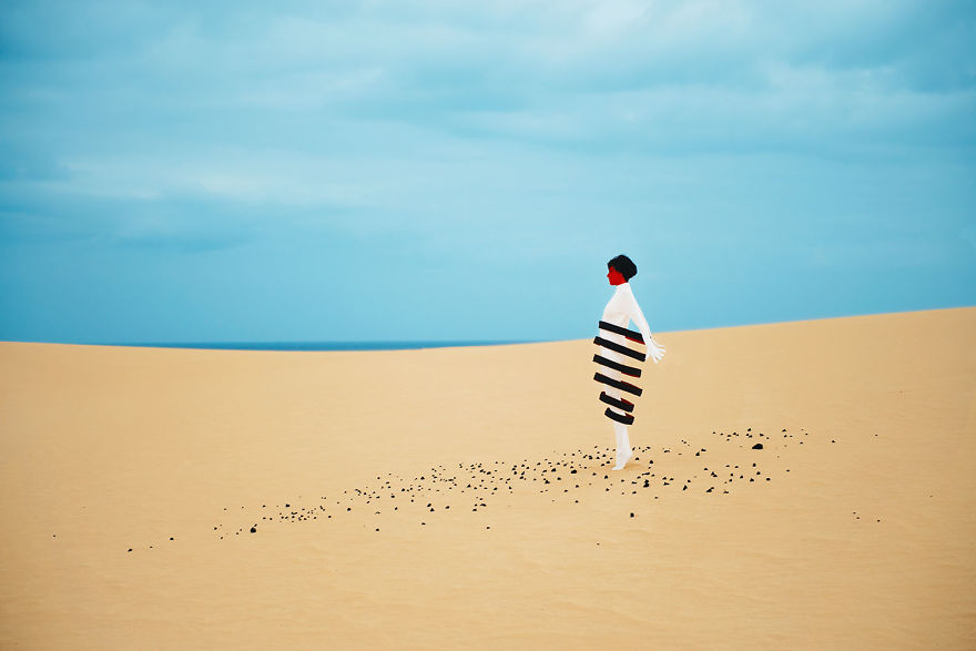 I Made Costumes And Flew To An Island To Make Surreal Space Selfportraits I Made Costumes And Flew To An Island To Make Surreal Space Selfportraits