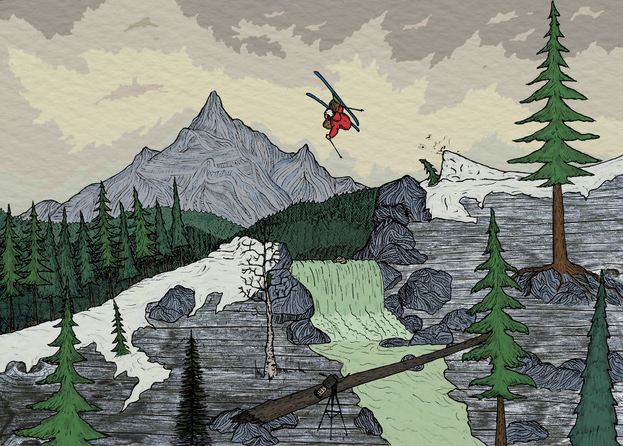 I Started Drawing The Photos I Wished I Was Taking