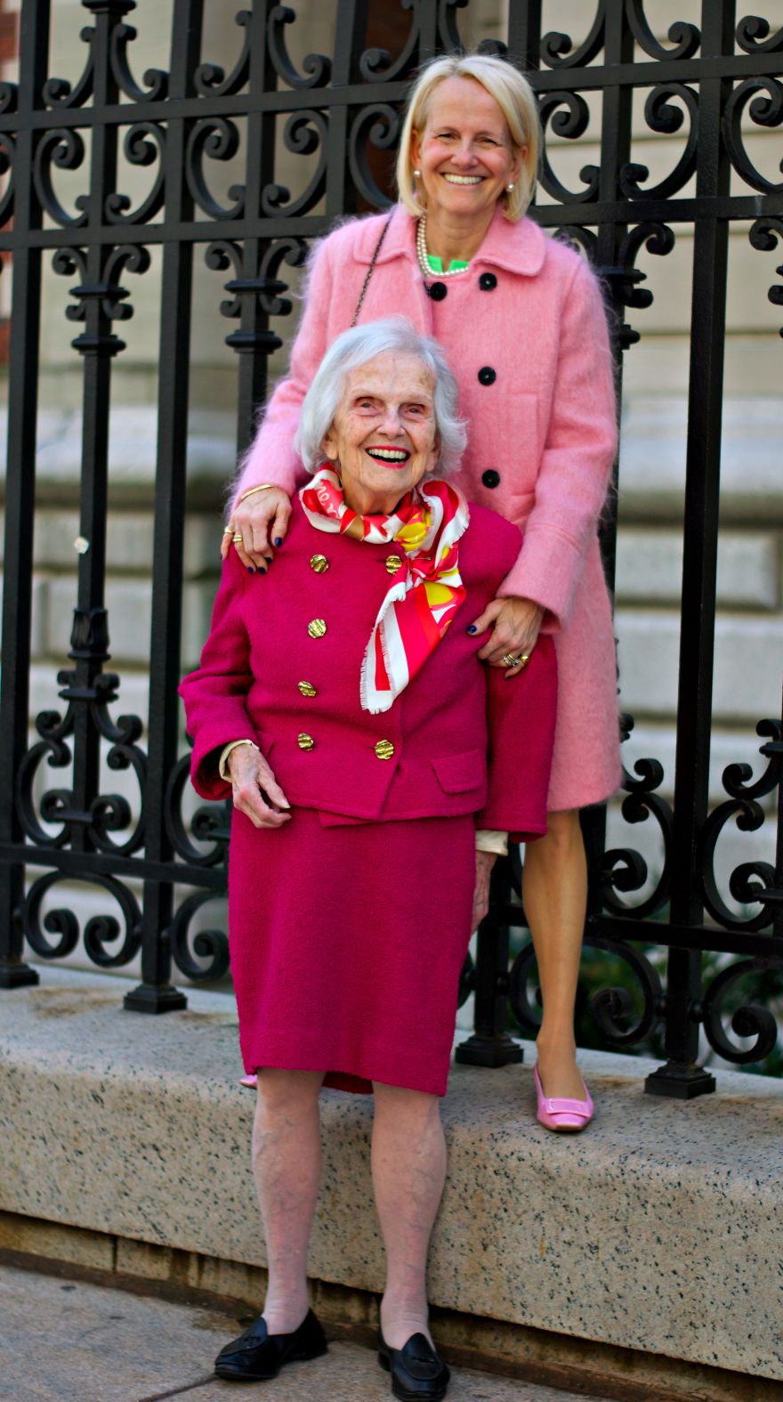 Stylish Mothers And Daughters In New York