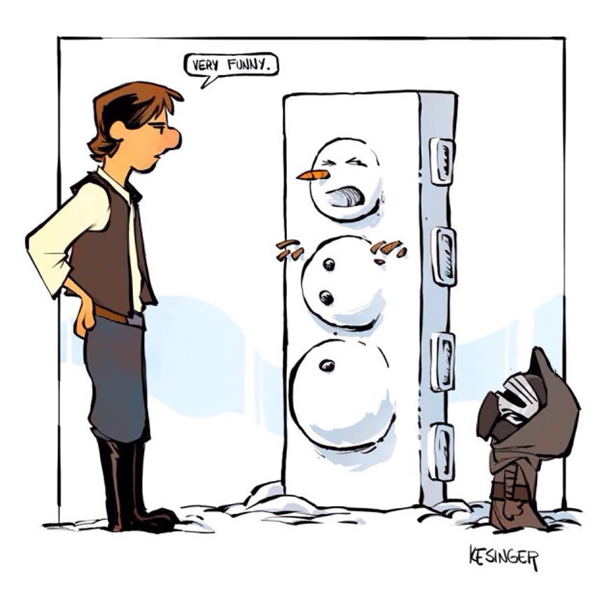 Disney Illustrator Combines Star Wars And Calvin &#038; Hobbes, And The Result Is Adorable