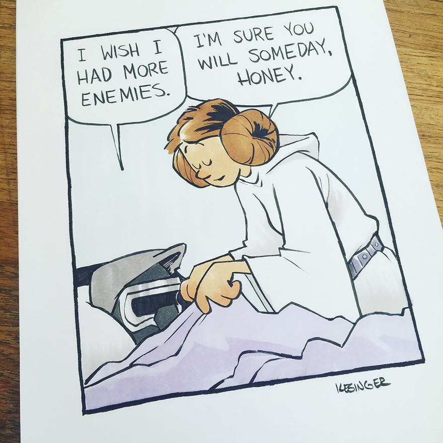 Disney Illustrator Combines Star Wars And Calvin &#038; Hobbes, And The Result Is Adorable