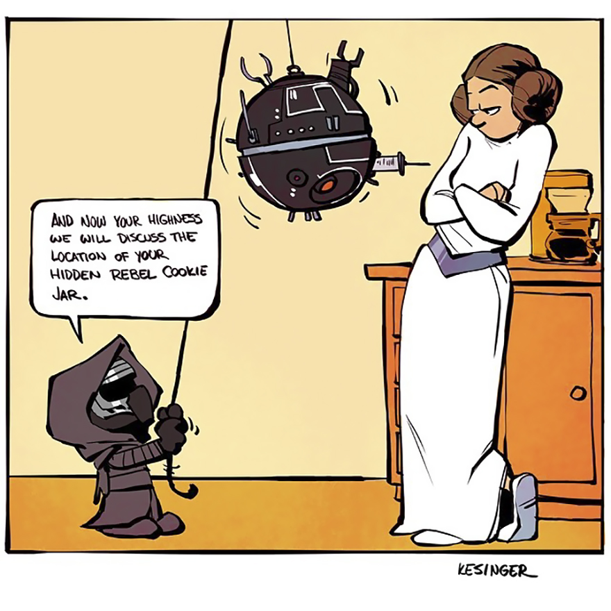 Disney Illustrator Combines Star Wars And Calvin &#038; Hobbes, And The Result Is Adorable