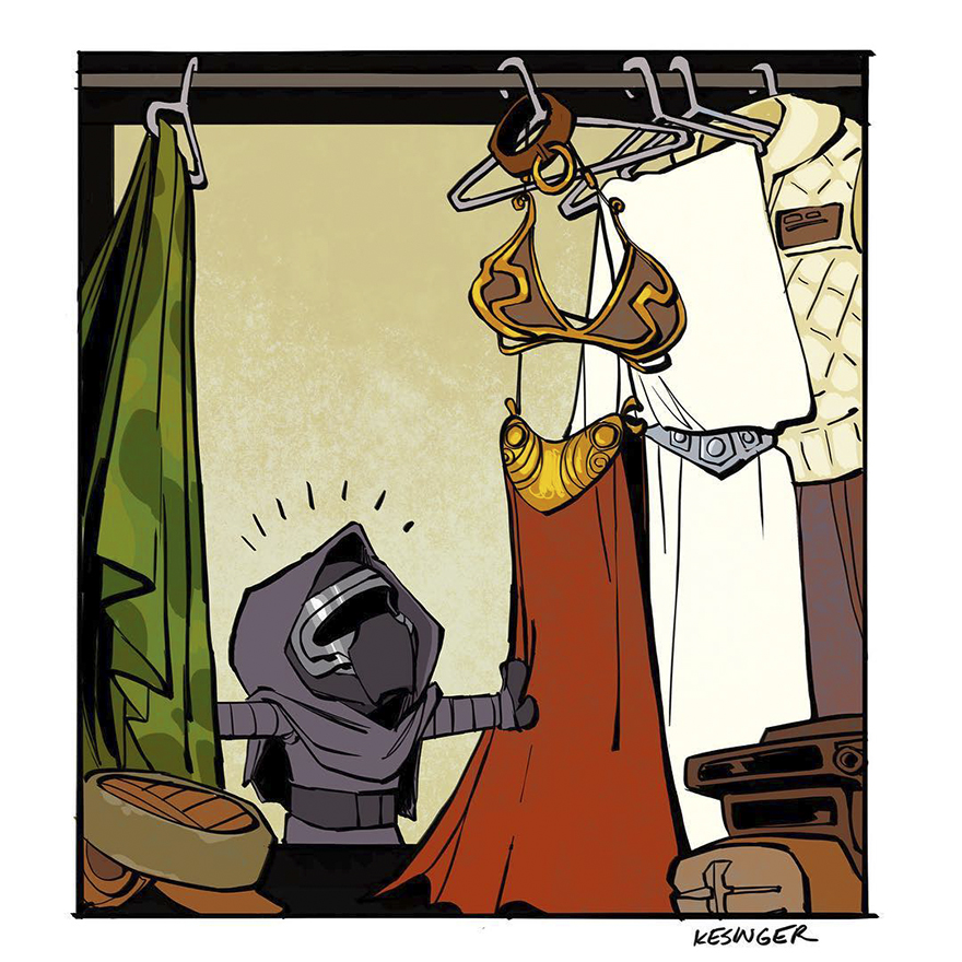 Disney Illustrator Combines Star Wars And Calvin &#038; Hobbes, And The Result Is Adorable