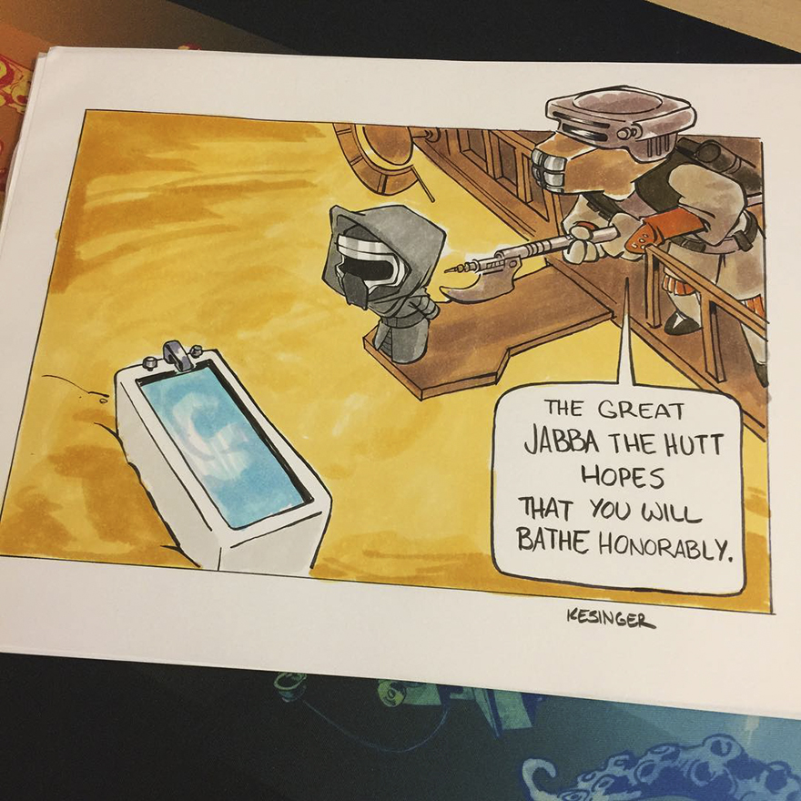 Disney Illustrator Combines Star Wars And Calvin &#038; Hobbes, And The Result Is Adorable