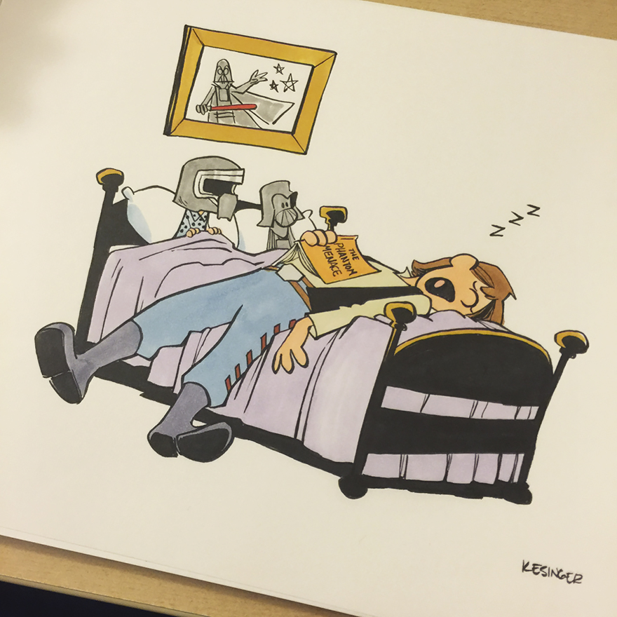 Disney Illustrator Combines Star Wars And Calvin &#038; Hobbes, And The Result Is Adorable