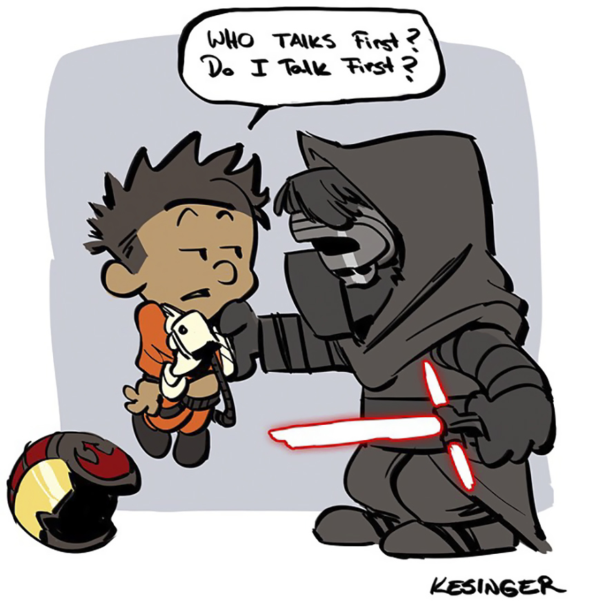 Disney Illustrator Combines Star Wars And Calvin &#038; Hobbes, And The Result Is Adorable