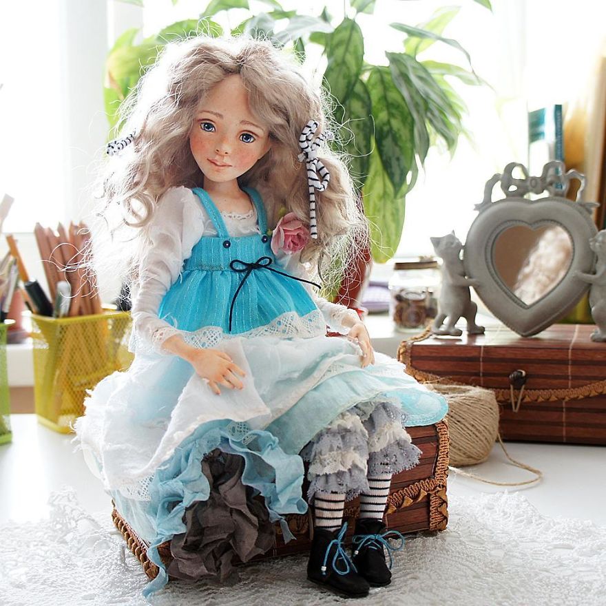 I Create One-Of-A-Kind Art Dolls Entirely From Scratch