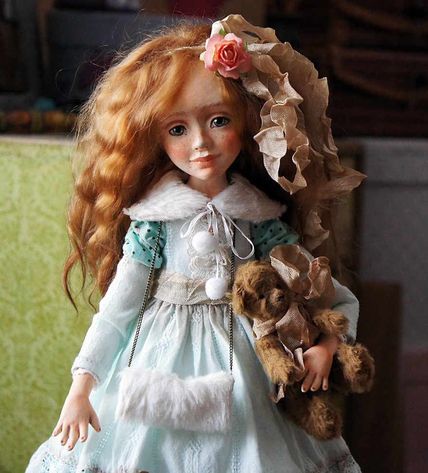 I Create One-Of-A-Kind Art Dolls Entirely From Scratch