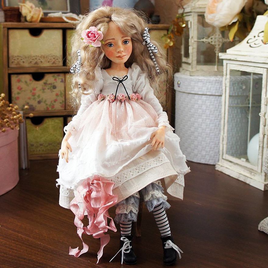 I Create One-Of-A-Kind Art Dolls Entirely From Scratch
