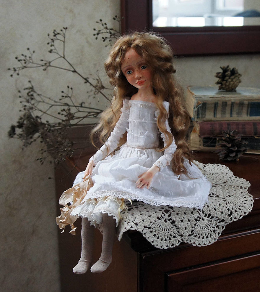 I Create One-Of-A-Kind Art Dolls Entirely From Scratch