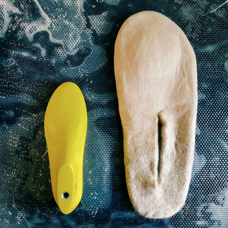 I Create Glittery Indoor Footwear From Wool And Call It My Job I Create Glittery Indoor Footwear From Wool And Call It My Job