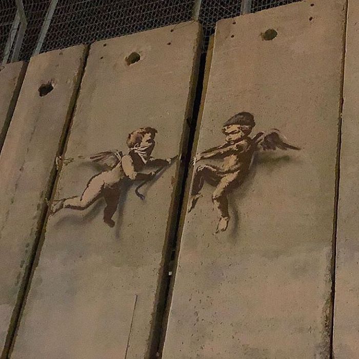 New Banksy Street Art In Palestine Reminds World That The Holidays Aren’t Happy For Everyone New Banksy Street Art In Palestine Reminds World That The Holidays Aren’t Happy For Everyone