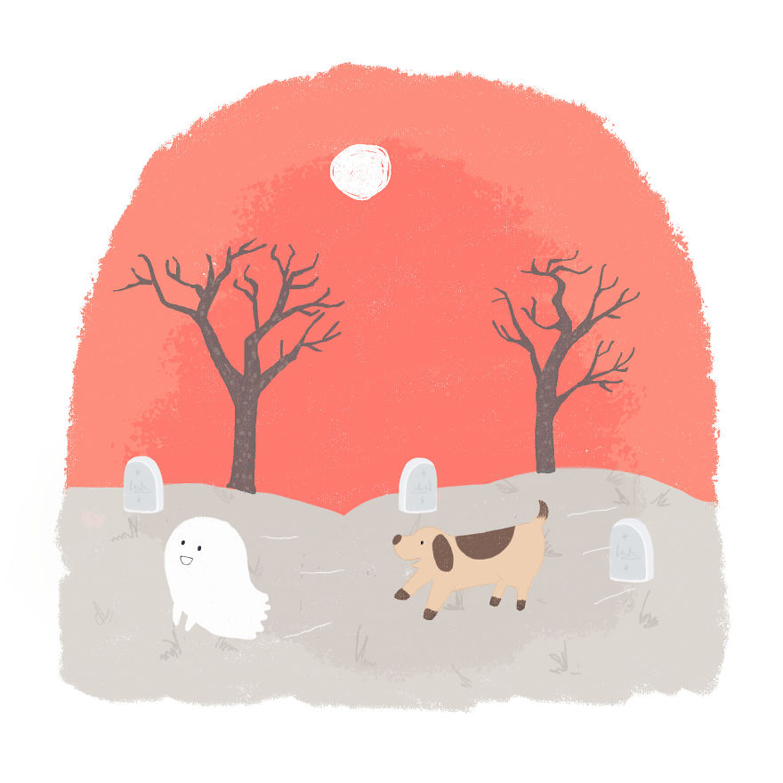 I Made This Picture Story About A Lonely Ghost Frank Who Befriends Weenie, The Dog I Made This Picture Story About A Lonely Ghost Frank Who Befriends Weenie, The Dog