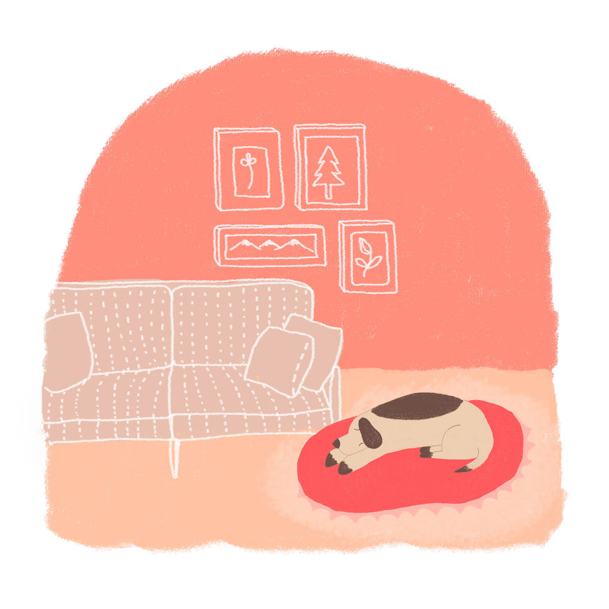 I Made This Picture Story About A Lonely Ghost Frank Who Befriends Weenie, The Dog