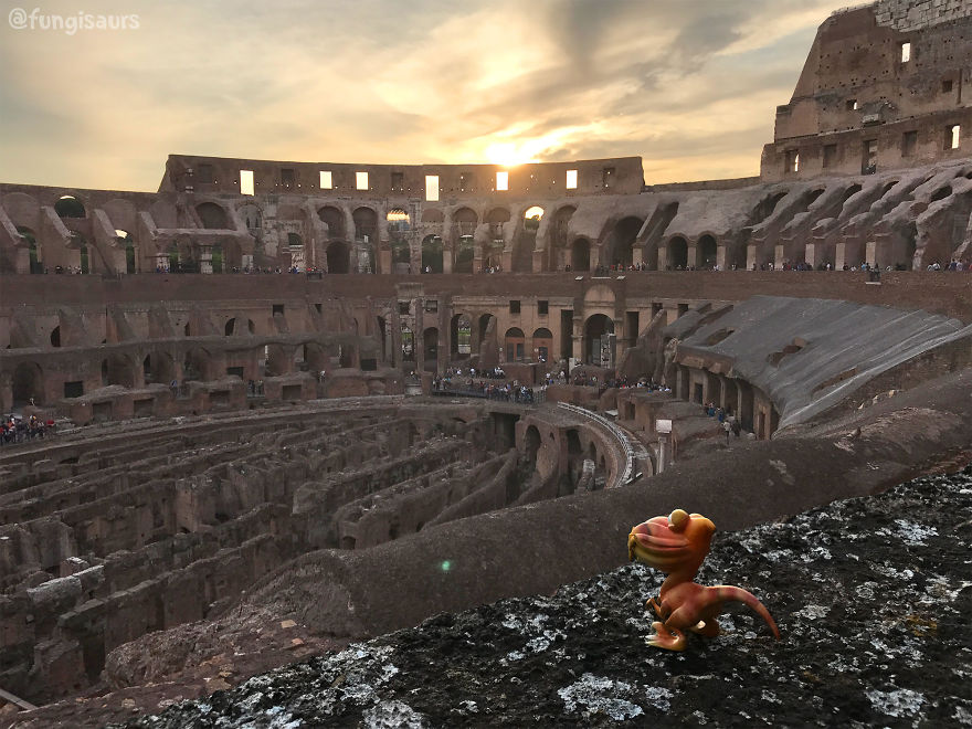 These Dinosaur-Mushroom Toys Have Traveled More Than Most People These Dinosaur-Mushroom Toys Have Traveled More Than Most People