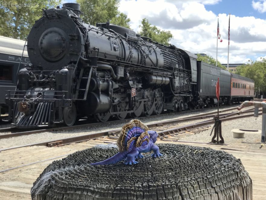 These Dinosaur-Mushroom Toys Have Traveled More Than Most People These Dinosaur-Mushroom Toys Have Traveled More Than Most People