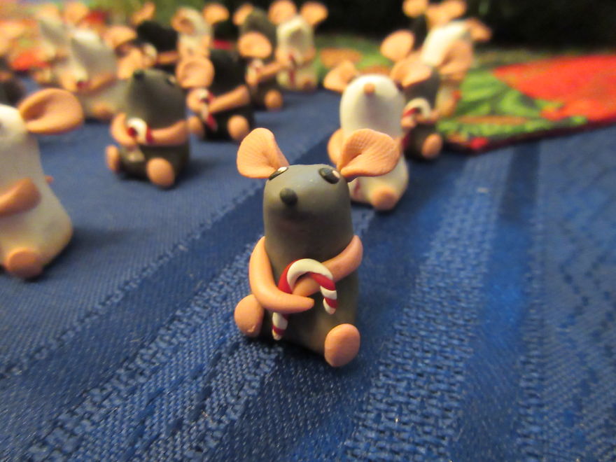 I Made An Army Of Adorable Clay Mice