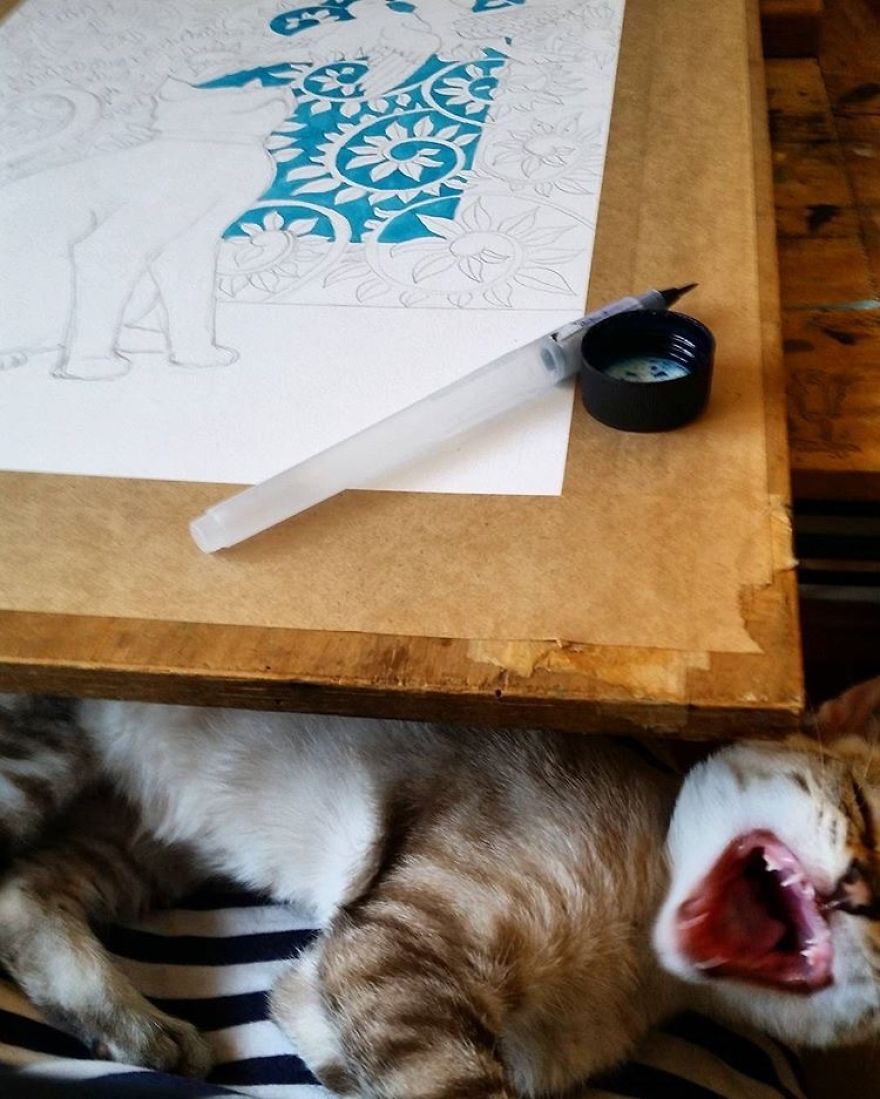 My Cat Helped Me To Create A New Calendar