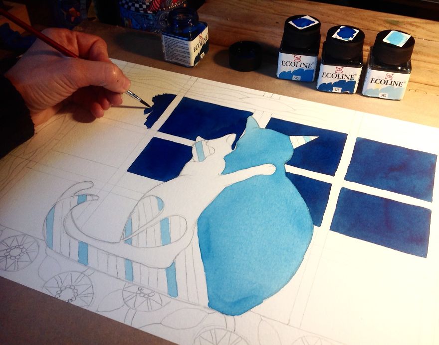 My Cat Helped Me To Create A New Calendar