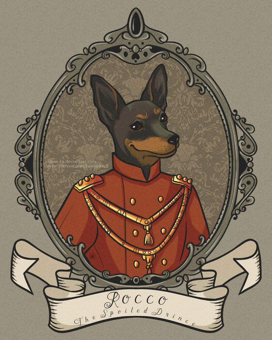 This Artist Turn A Pet Photo Into An Awesome Vintage Portraits This Artist Turn A Pet Photo Into An Awesome Vintage Portraits