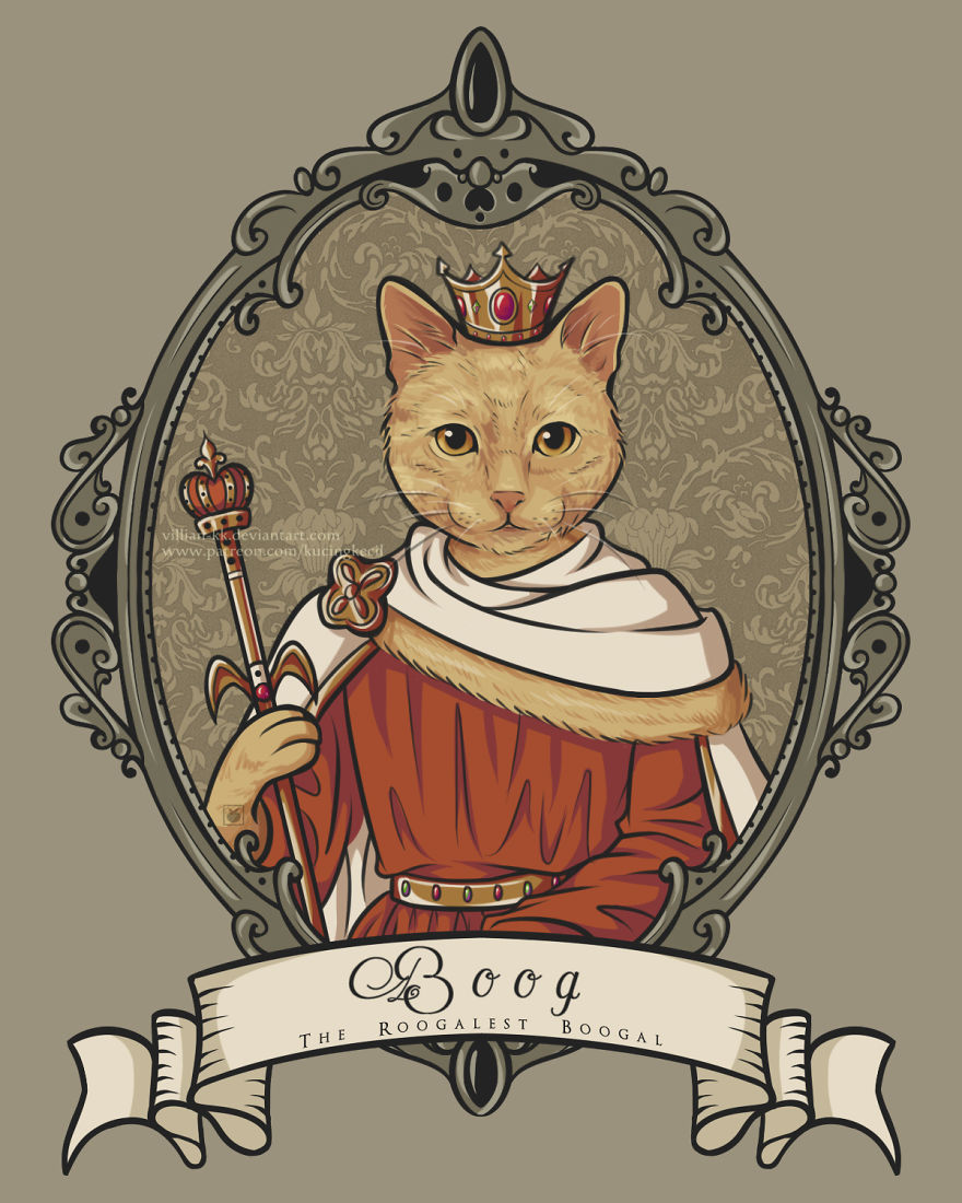 This Artist Turn A Pet Photo Into An Awesome Vintage Portraits This Artist Turn A Pet Photo Into An Awesome Vintage Portraits