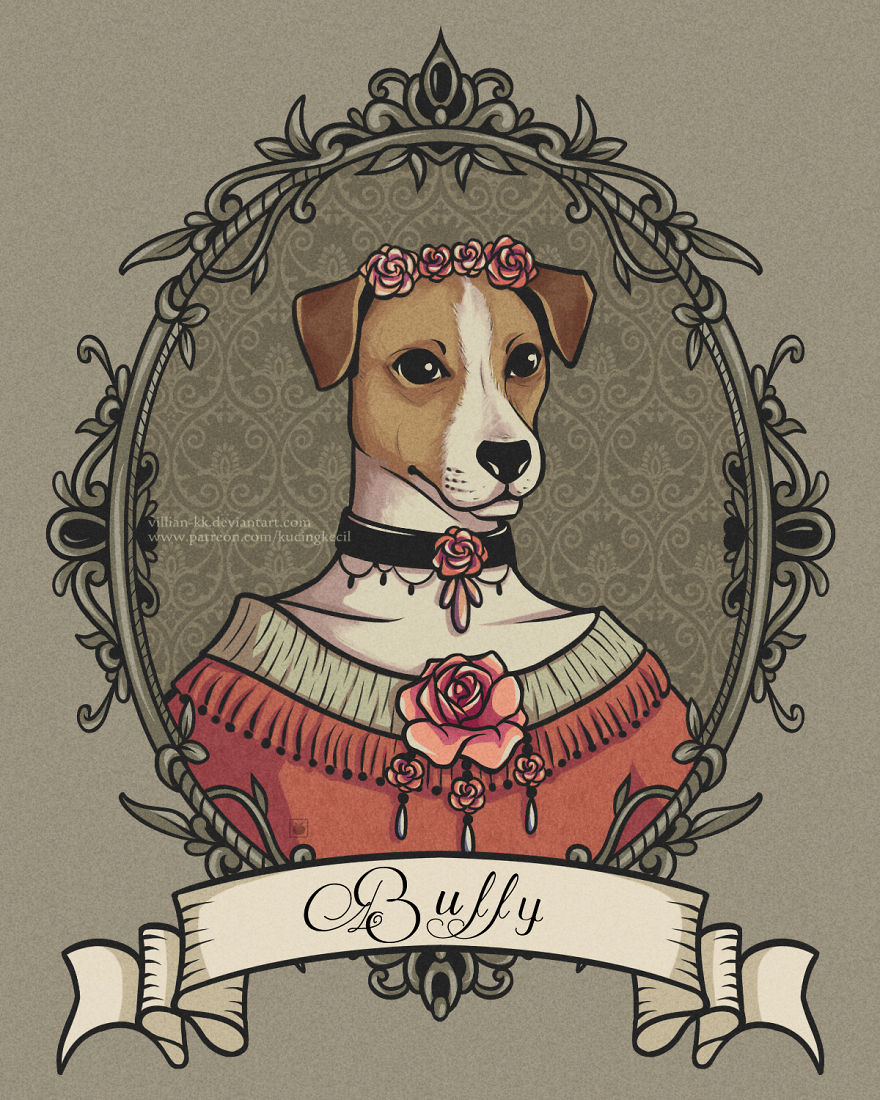 This Artist Turn A Pet Photo Into An Awesome Vintage Portraits This Artist Turn A Pet Photo Into An Awesome Vintage Portraits