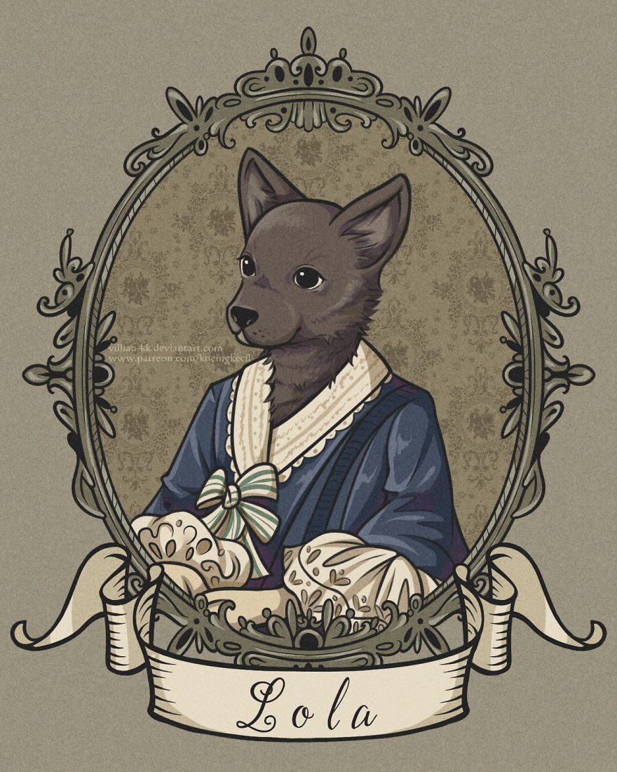 This Artist Turn A Pet Photo Into An Awesome Vintage Portraits This Artist Turn A Pet Photo Into An Awesome Vintage Portraits