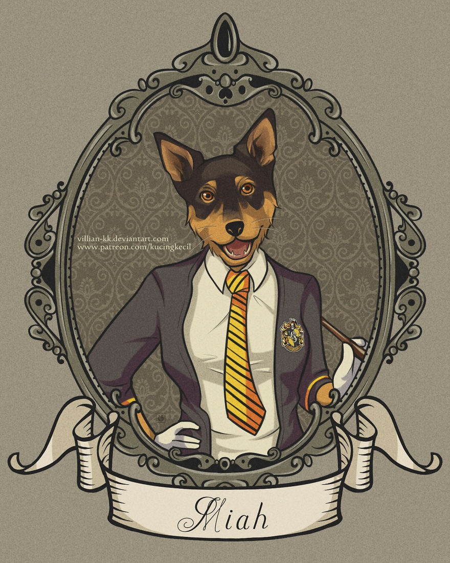 This Artist Turn A Pet Photo Into An Awesome Vintage Portraits This Artist Turn A Pet Photo Into An Awesome Vintage Portraits