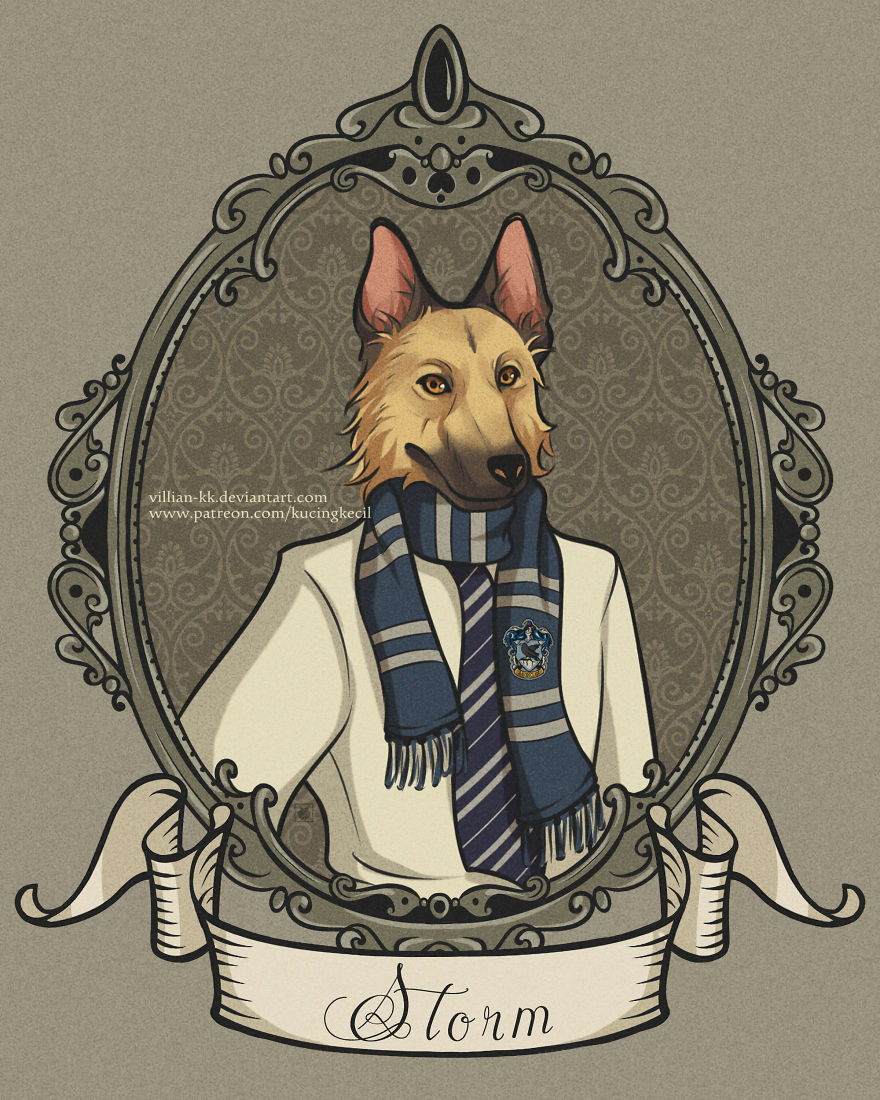 This Artist Turn A Pet Photo Into An Awesome Vintage Portraits This Artist Turn A Pet Photo Into An Awesome Vintage Portraits