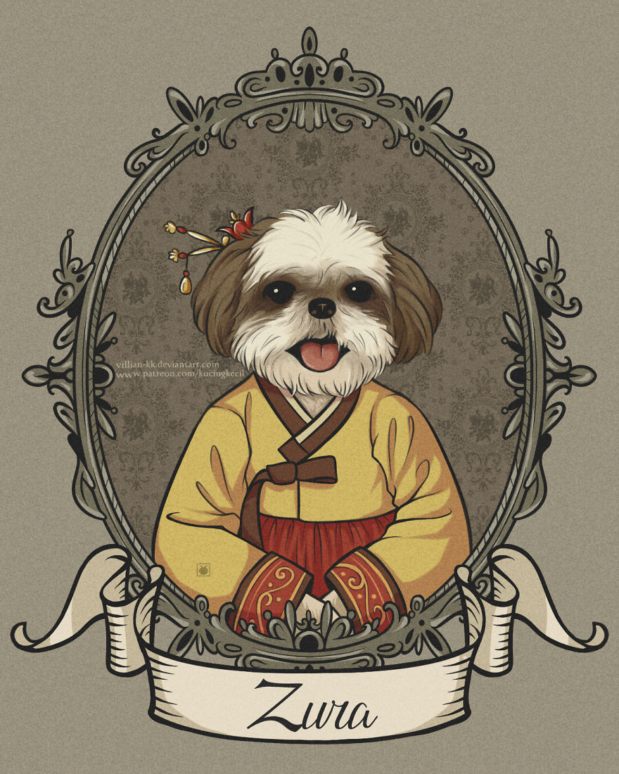This Artist Turn A Pet Photo Into An Awesome Vintage Portraits This Artist Turn A Pet Photo Into An Awesome Vintage Portraits