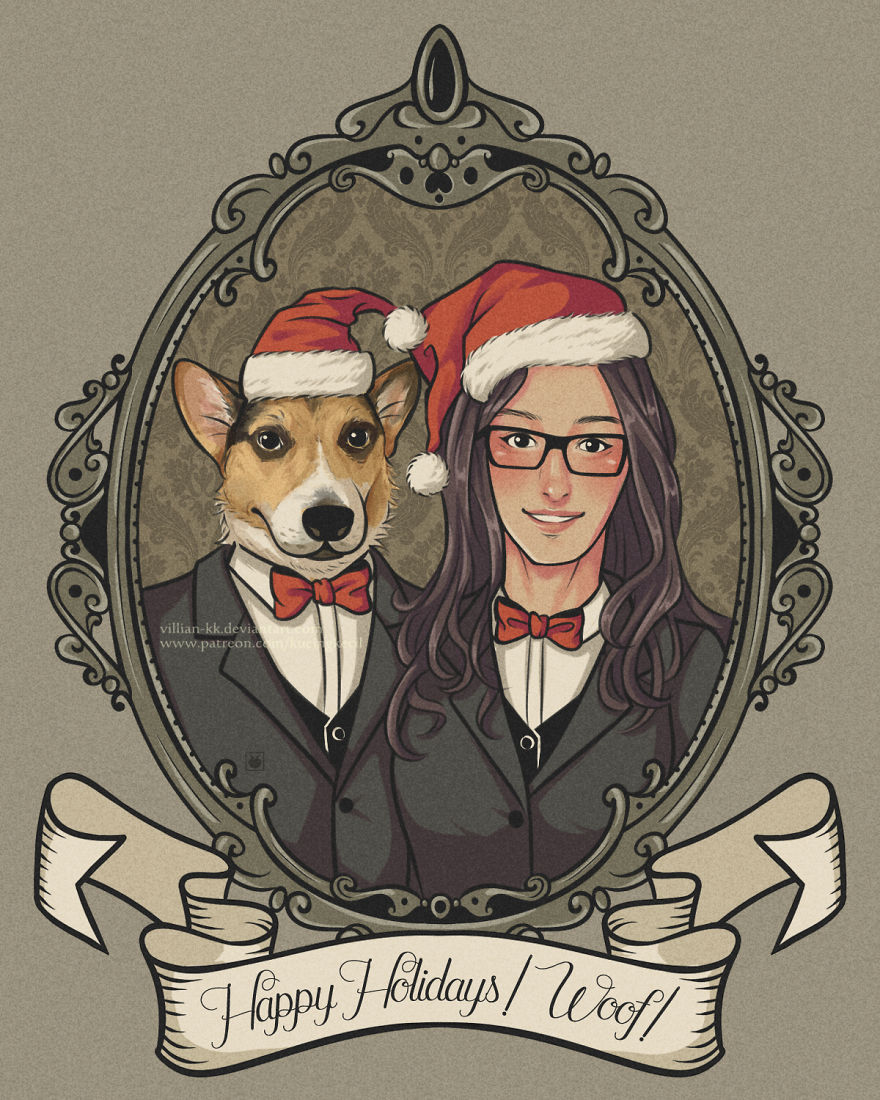 This Artist Turn A Pet Photo Into An Awesome Vintage Portraits This Artist Turn A Pet Photo Into An Awesome Vintage Portraits