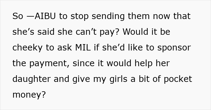 Pregnant SIL Pays Nieces To Help Out, Mom Stops Sending Them Over After The Money Stops Coming